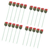 20 Pcs Flame Appearing Rose Exquisite Flower Rose Tricks Toys Professional Magician Props for Parties Performances