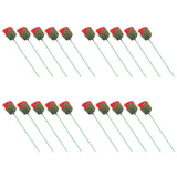 20 Pcs Flame Appearing Rose Exquisite Flower Rose Tricks Toys Professional Magician Props for Parties Performances