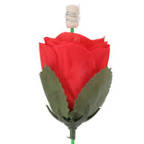 20 Pcs Flame Appearing Rose Exquisite Flower Rose Tricks Toys Professional Magician Props for Parties Performances