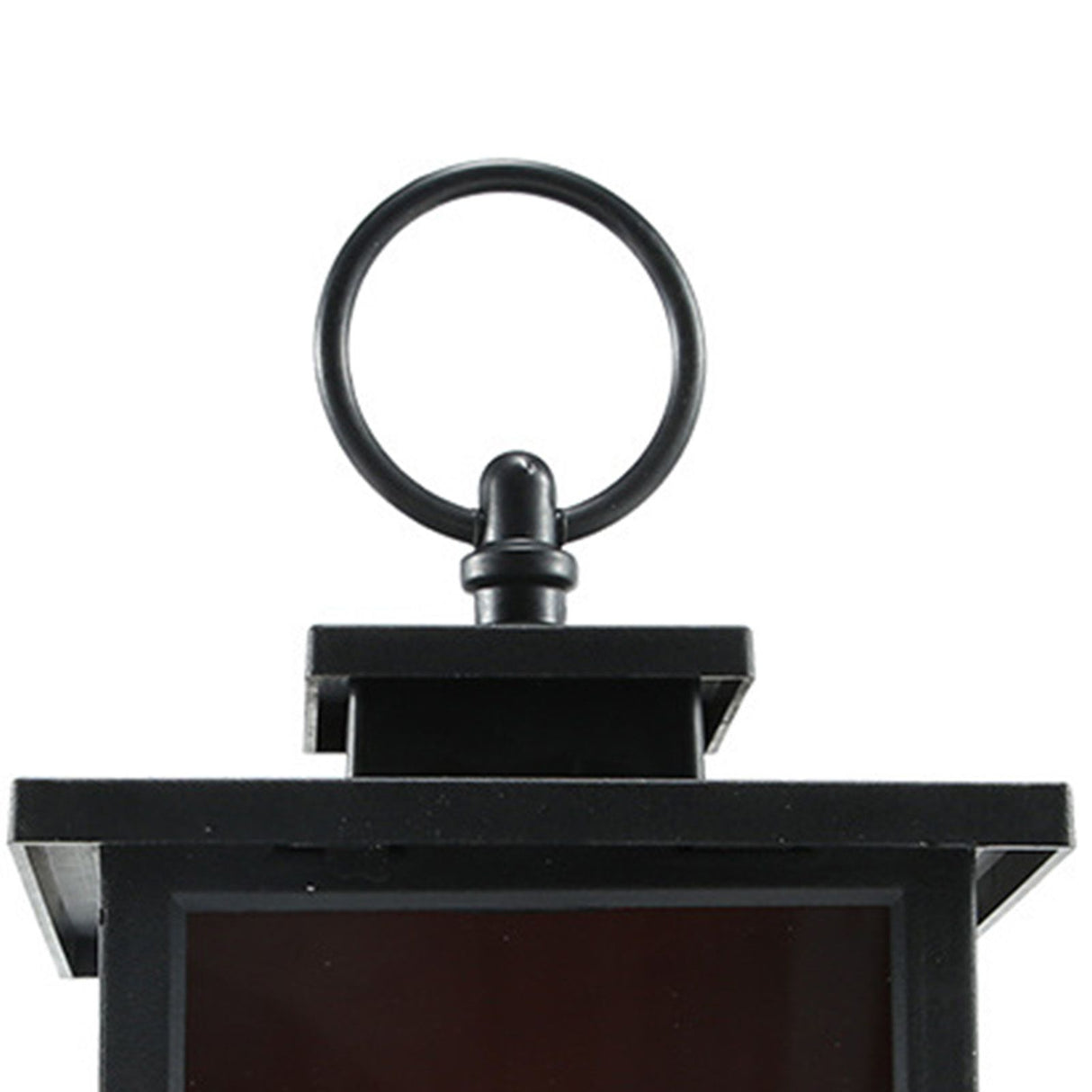 LED Flame Lantern Light Fashionable Retro Lantern Hanging Lamp for Christmas Decoration Square Flame Lamp, M