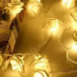 LED Rose Flower String Light Simulated Rose Flower Fairy String Lights for Wedding Home Party Decoration 20 Lamps 9.8ft - Extra Image
