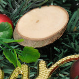Artificial Christmas Wreath for Front Door Pine Needle Red Candy Christmas Garland Decorations for Home Mall Shopwindow - Extra Image