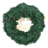 Christmas Wreath Snow Pine Cone Xmas Ball Wreath for Indoor Outdoor Holiday Decorations - Extra Image
