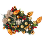 Christmas Wreath Handcrafted Exquisite Reusable Christmas Wreath Pendant Christmas Door Wreath for Fireplace Window