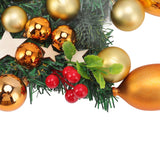 Christmas Wreath Handcrafted Exquisite Reusable Christmas Wreath Pendant Christmas Door Wreath for Fireplace Window