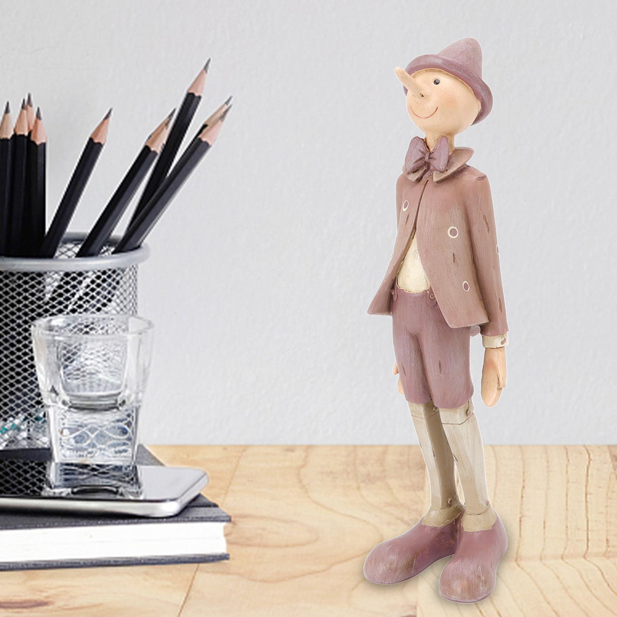 Resin Puppet Ornament Stable Placing Round Slippy Exquisite Desktop Puppet Standing Decoration