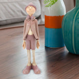 Resin Puppet Ornament Stable Placing Round Slippy Exquisite Desktop Puppet Standing Decoration