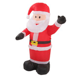 Christmas Inflatable Santa Waterproof Tear Resistance Inflatable Santa Decoration with LED Lights 100-240V AU Plug - Front View