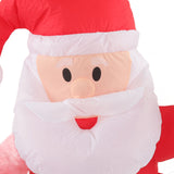 Christmas Inflatable Santa Waterproof Tear Resistance Inflatable Santa Decoration with LED Lights 100-240V AU Plug - Extra Image