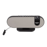 Projection Alarm Clock USB Powered Mirror Display Design High Brightness LED Light Source Ceiling Digital Alarm Clock - Side View