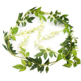 4 Pcs Artificial Wistaria Flower Lifelike Beauty Reusable Simulation Wistaria False Flower