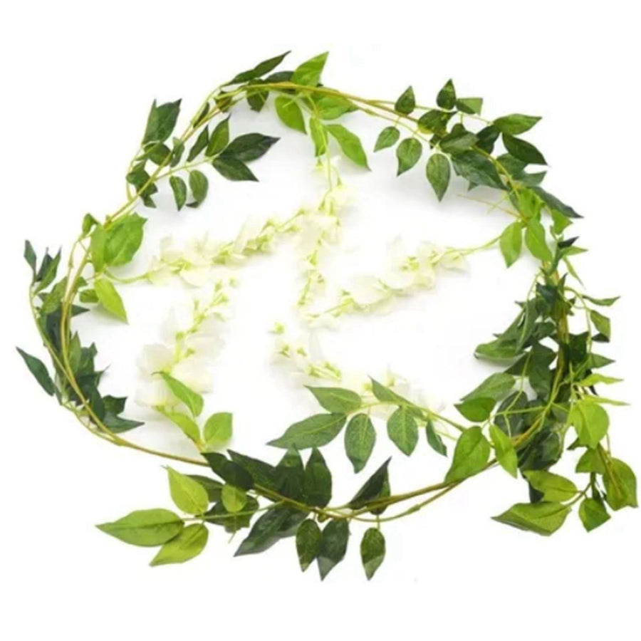4 Pcs Artificial Wistaria Flower Lifelike Beauty Reusable Simulation Wistaria False Flower