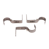 3Pcs Curtain Rod Hook Holder Iron Bracket Universal Design Home Decoration for Bedroom