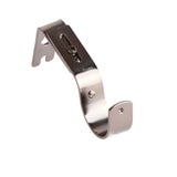 3Pcs Curtain Rod Hook Holder Iron Bracket Universal Design Home Decoration for Bedroom - Low Angle