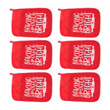 6Pcs Christmas Pot Holders with Pocket Heat Resistant Hot Pad Oven Mitts Cookie Bag Christmas Pot Rack Baking Kit - Extra Image