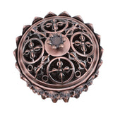 Lotus Incense Burner Zinc Alloy Cone Incense Holder Burner Small Incense Holder Ornaments for Home Decoration Brown