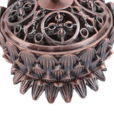 Lotus Incense Burner Zinc Alloy Cone Incense Holder Burner Small Incense Holder Ornaments for Home Decoration Brown