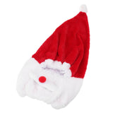 Christmas Helmet Cover Plush Scratch Proof Motorcycle Helmet Hat for Entertainment Decoration