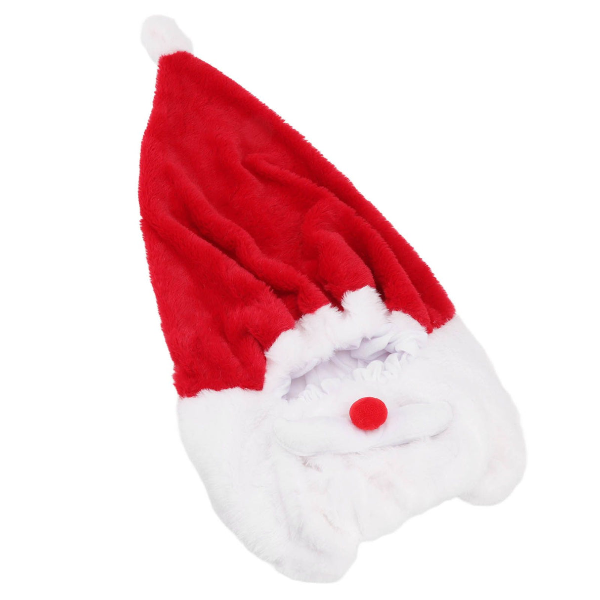 Christmas Helmet Cover Plush Scratch Proof Motorcycle Helmet Hat for Entertainment Decoration