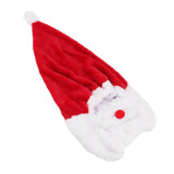 Christmas Helmet Cover Plush Scratch Proof Motorcycle Helmet Hat for Entertainment Decoration - Close-Up Angle