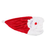 Christmas Helmet Cover Plush Scratch Proof Motorcycle Helmet Hat for Entertainment Decoration - Low Angle