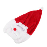Christmas Helmet Cover Plush Scratch Proof Motorcycle Helmet Hat for Entertainment Decoration