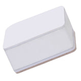 Carbon Steel Furniture Risers Self Adhesive Furniture Lift Anti Slip Low Noise Bed Lifter with Felt Pad for Sofa Couch White
