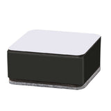 Carbon Steel Furniture Risers Self Adhesive Furniture Lift Anti Slip Low Noise Bed Lifter with Felt Pad for Sofa Couch Black - Close-Up Angle
