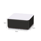 Carbon Steel Furniture Risers Self Adhesive Furniture Lift Anti Slip Low Noise Bed Lifter with Felt Pad for Sofa Couch Black