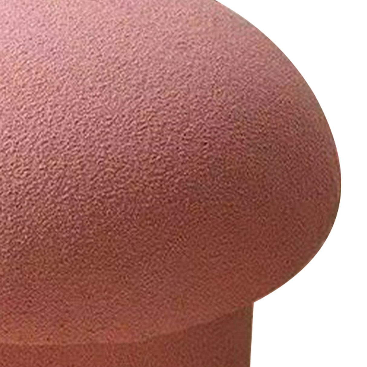 Sofa Bench Simple Modern Elastic Comfortable Soft Round Pine Wooden Foot Stool for Home Decoration Pink