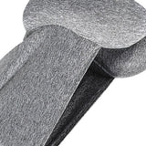 Hooded U Shaped Pillow Removable Neck Protection Memory Cotton Neck Travel Pillow for Home Outdoor Travel Car Grey U043‑3 - Extra Image