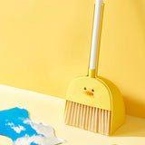 Kids Mini Broom Dustpan Set Children Cartoon Broom Cleaning Tool Home Baby Learn Sweeping Toys - Extra Image