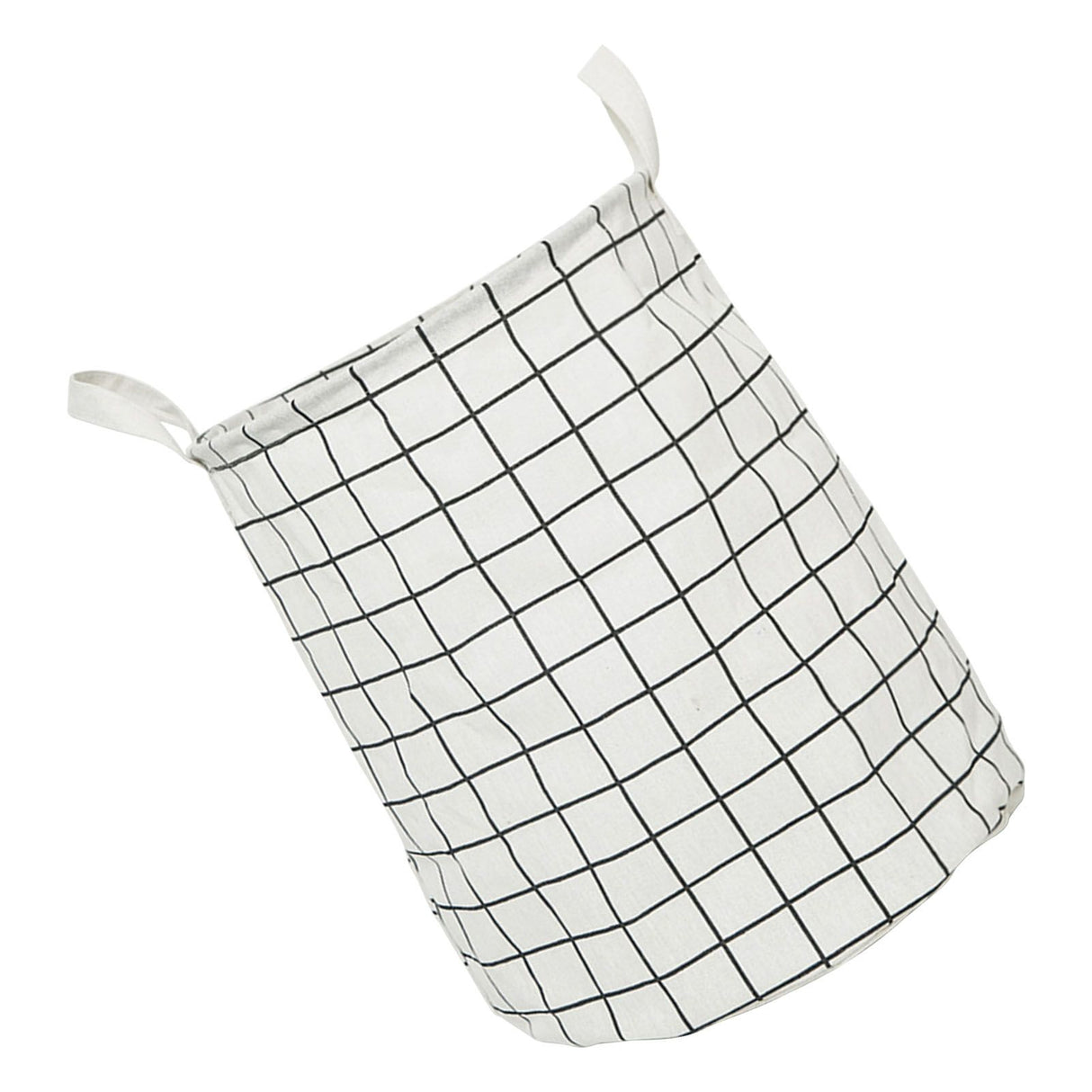Foldable Dirty Clothes Basket Household Cotton Linen Dirty Laundry Basket Storage Basket Laundry Organizer White Squares