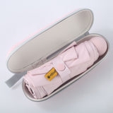 6 Ribs Folding Umbrella Five Fold UV Proof Sunscreen Capsule Umbrella for Sunny Rainy Days Pink with Storage Box - Extra Image