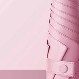 6 Ribs Folding Umbrella Five Fold UV Proof Sunscreen Capsule Umbrella for Sunny Rainy Days Pink with Storage Box - Extra Image