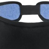 Smart Eye Mask Wireless Bluetooth 5.0 Music Communication Light Shading for Sleep Black - Top-Down View