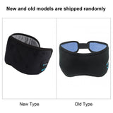 Smart Eye Mask Wireless Bluetooth 5.0 Music Communication Light Shading for Sleep Black