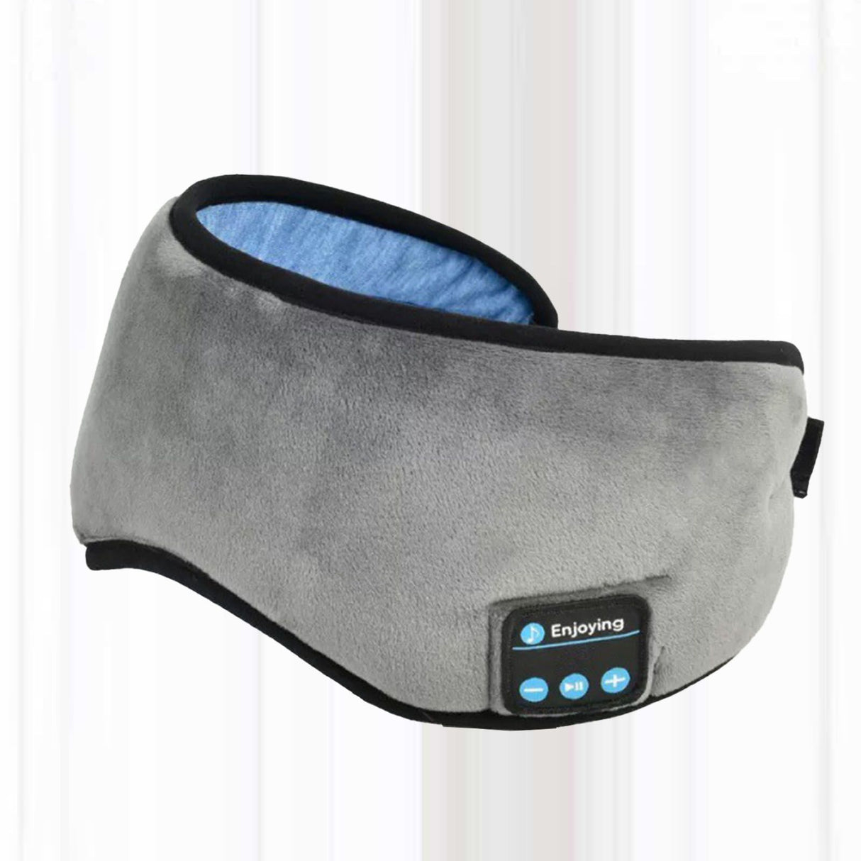 Smart Eye Mask Wireless Bluetooth 5.0 Music Communication Light Shading for Sleep Grey