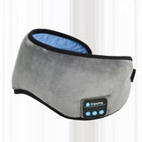 Smart Eye Mask Wireless Bluetooth 5.0 Music Communication Light Shading for Sleep Grey - Front View