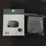 Smart Eye Mask Wireless Bluetooth 5.0 Music Communication Light Shading for Sleep Grey - Rear View