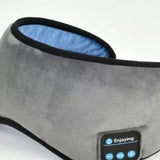 Smart Eye Mask Wireless Bluetooth 5.0 Music Communication Light Shading for Sleep Grey - Close-Up Angle