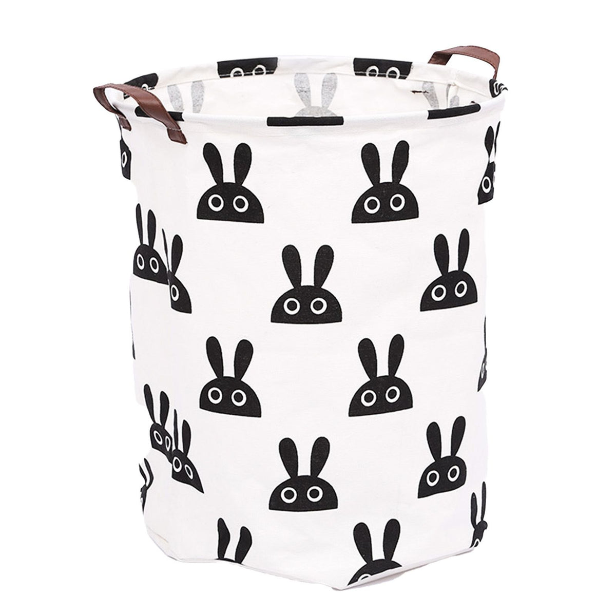 Laundry Basket Cute Rabbit Cotton 40x40x50cm Dirty Clothes Hamper Storage Basket Waterproof Lining Bin
