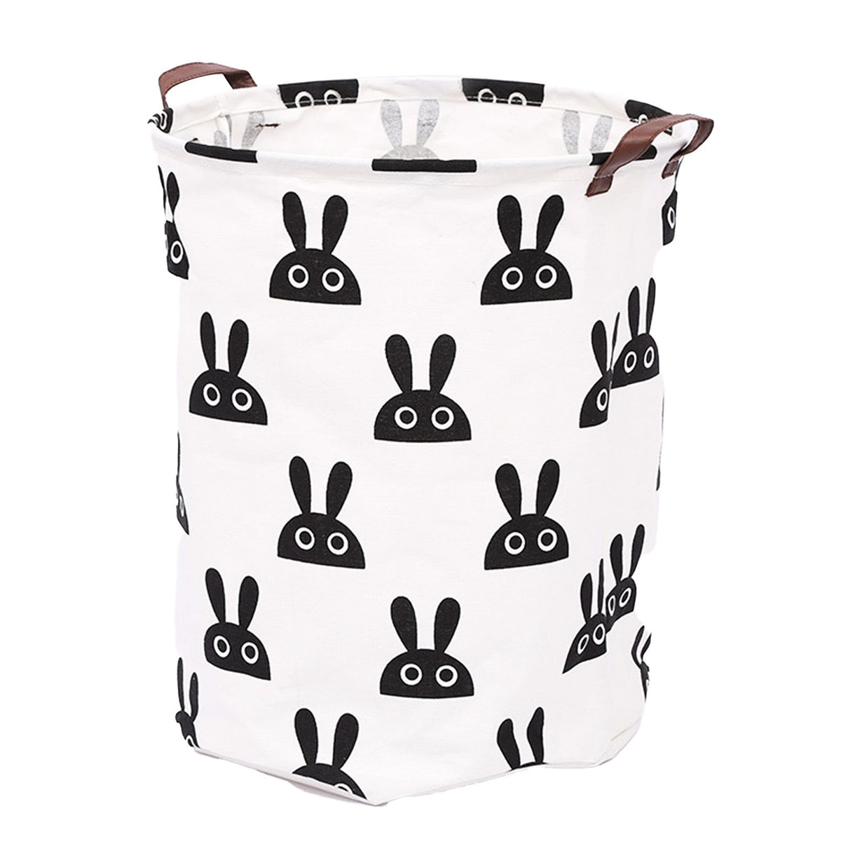 Laundry Basket Cute Rabbit Cotton 40x40x50cm Dirty Clothes Hamper Storage Basket Waterproof Lining Bin
