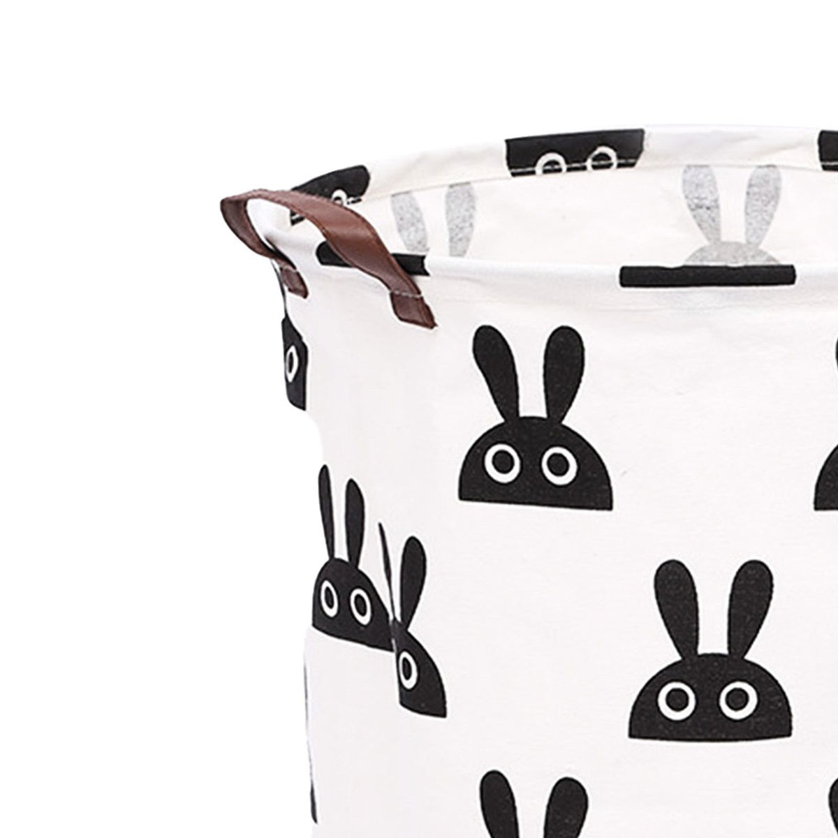Laundry Basket Cute Rabbit Cotton 40x40x50cm Dirty Clothes Hamper Storage Basket Waterproof Lining Bin