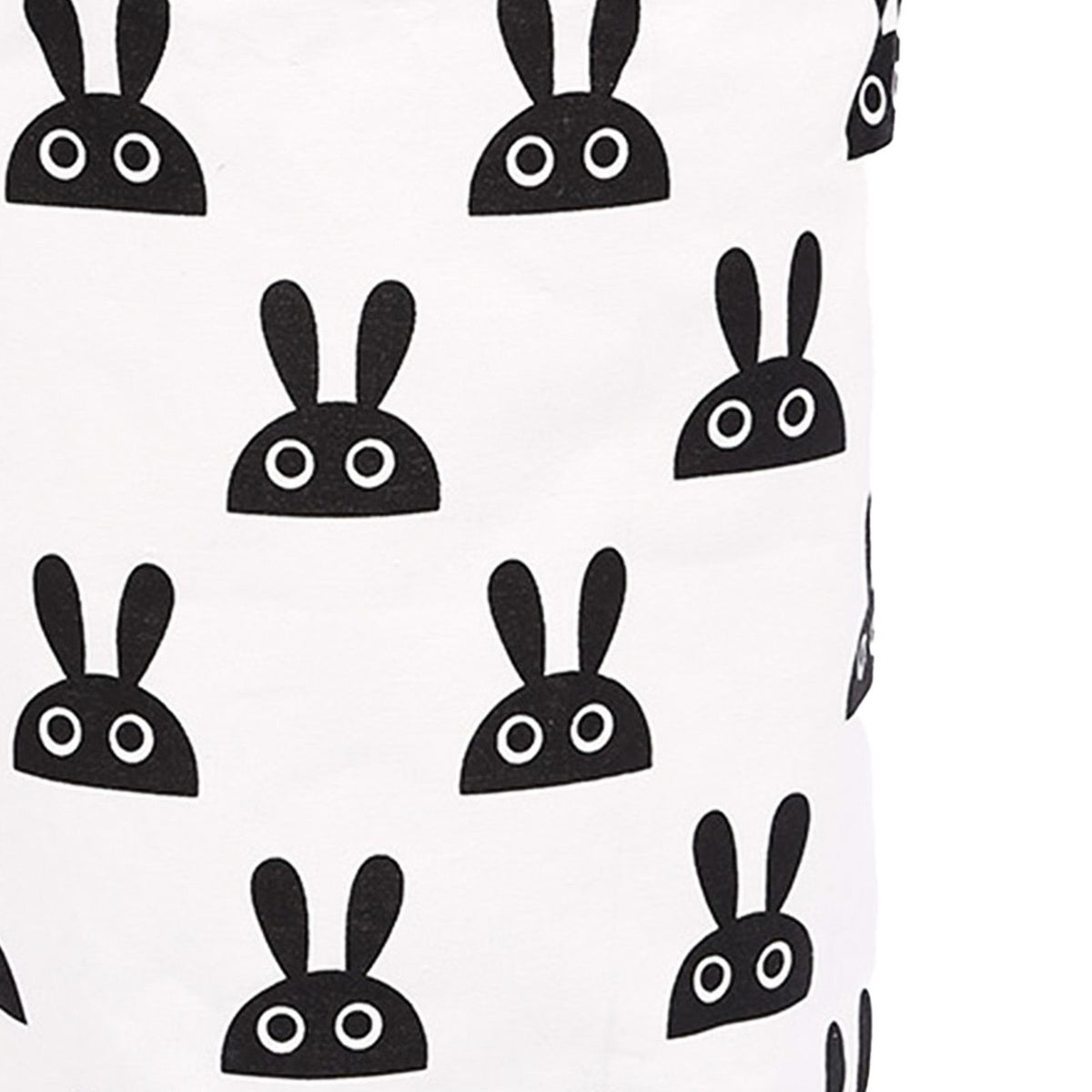 Laundry Basket Cute Rabbit Cotton 40x40x50cm Dirty Clothes Hamper Storage Basket Waterproof Lining Bin
