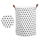 Laundry Basket Cotton Linen 40x40x50cm Dirty Clothes Hamper Storage Basket Waterproof Lining Bin