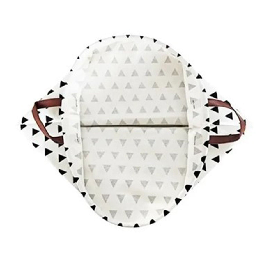 Laundry Basket Cotton Linen 40x40x50cm Dirty Clothes Hamper Storage Basket Waterproof Lining Bin