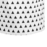 Laundry Basket Cotton Linen 40x40x50cm Dirty Clothes Hamper Storage Basket Waterproof Lining Bin - Close-Up Angle
