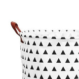 Laundry Basket Cotton Linen 40x40x50cm Dirty Clothes Hamper Storage Basket Waterproof Lining Bin - Extra Image