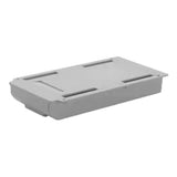 Under Desk Drawer Storage Box Security Punch Free Hidden Self Adhesive Pencil Tray Drawer for Stationery Makeup Pen S 22x11x3.5cm / 8.7x4.3x1.4in
